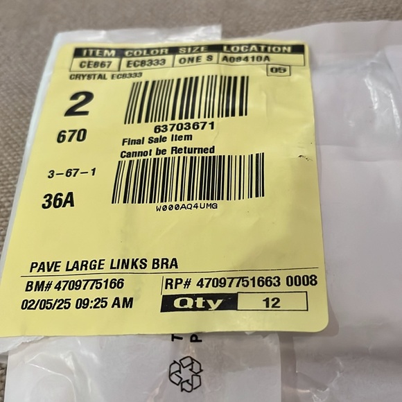 J. Crew Pavé Links Bracelet/NWT - Picture 7 of 7